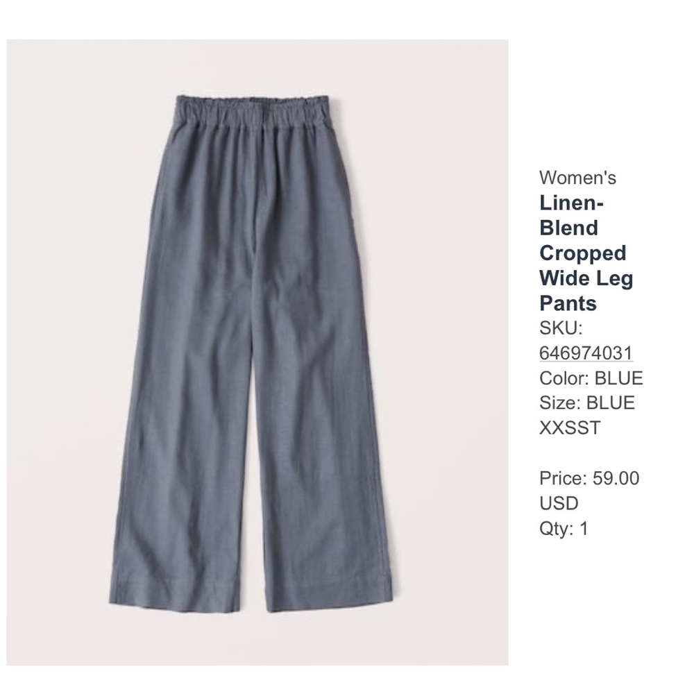 Abercrombie and Fitch Linen Pants